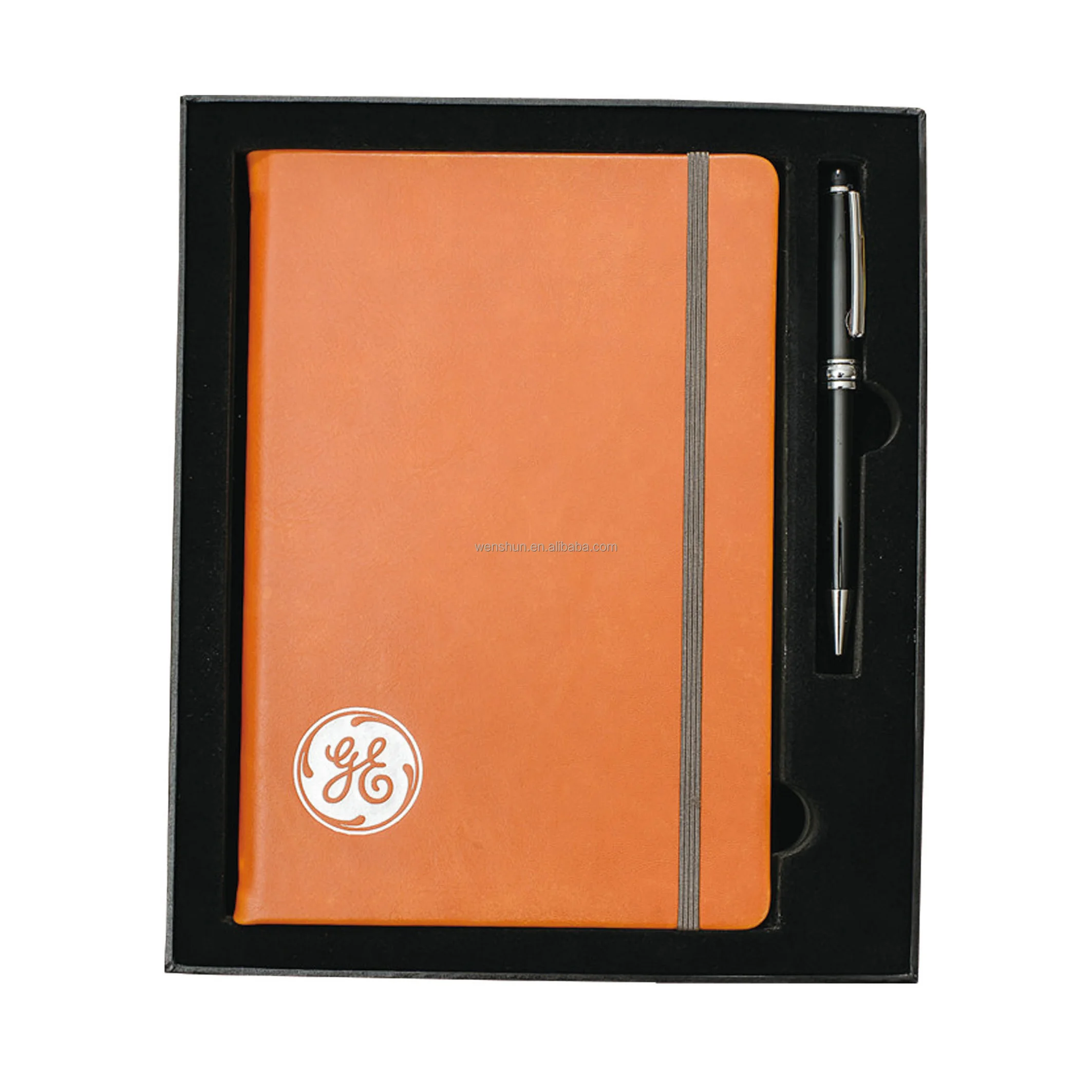 Customizable Planner Journal A4 A5 A6 Hardcover Custom Notebook Office Reusable Planner PU Leather School Notebooks