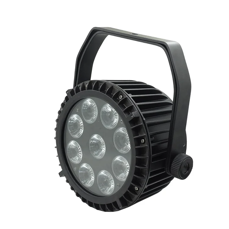 Садовое Украшение 9x15 Вт Rgbwa Uv 6 в 1 смешивая цветная наружная Ip65 Водонепроницаемая светодиодная лампа