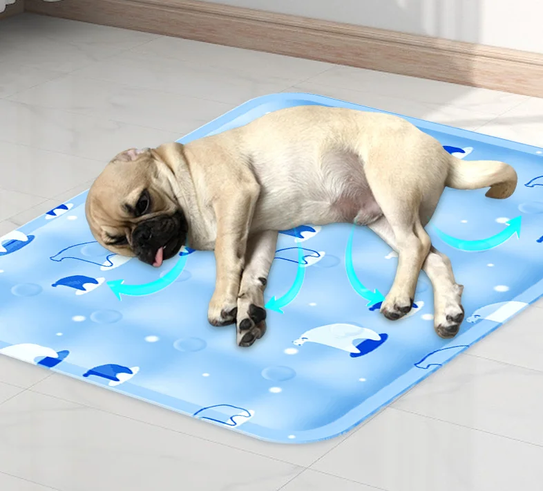 Pet summer cooling ice pad Dog bite resistant summer sleeping supplies cold nest cat dog ice pad