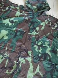 cheap heavy duty long raincoat military rain poncho