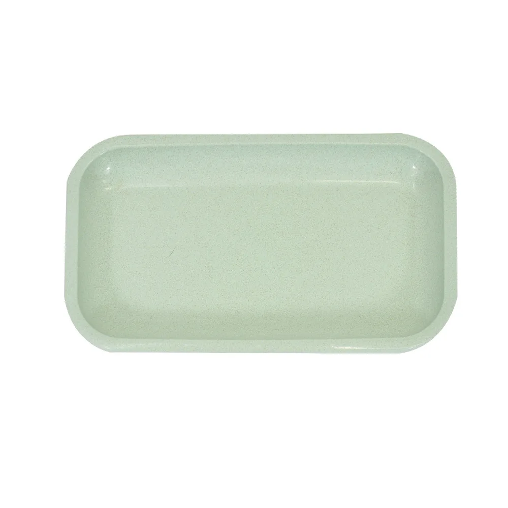 Custom Logo Bio Degradable Plastic Cigarette Rolling Tray Oval Serving Tobacco Tray Eco-friendly Food Plates For Home Use