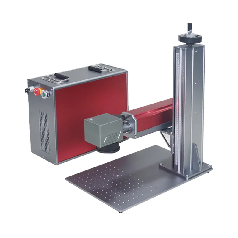 30W 50W Split  Fiber Laser Marking Machine  Raycus Jpt Fiber Laser Marking Engraving Metal Jewelry