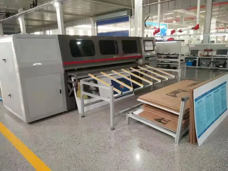 single pass cardboard printing machine inkjet digital printer for corrugated boards