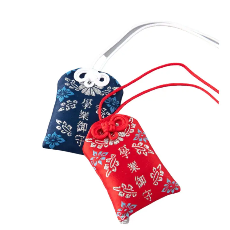 Wholesale Custom Japanese Omamori Shinto Shrine Lucky Charm Custom Print Anime Goods With String For Gift