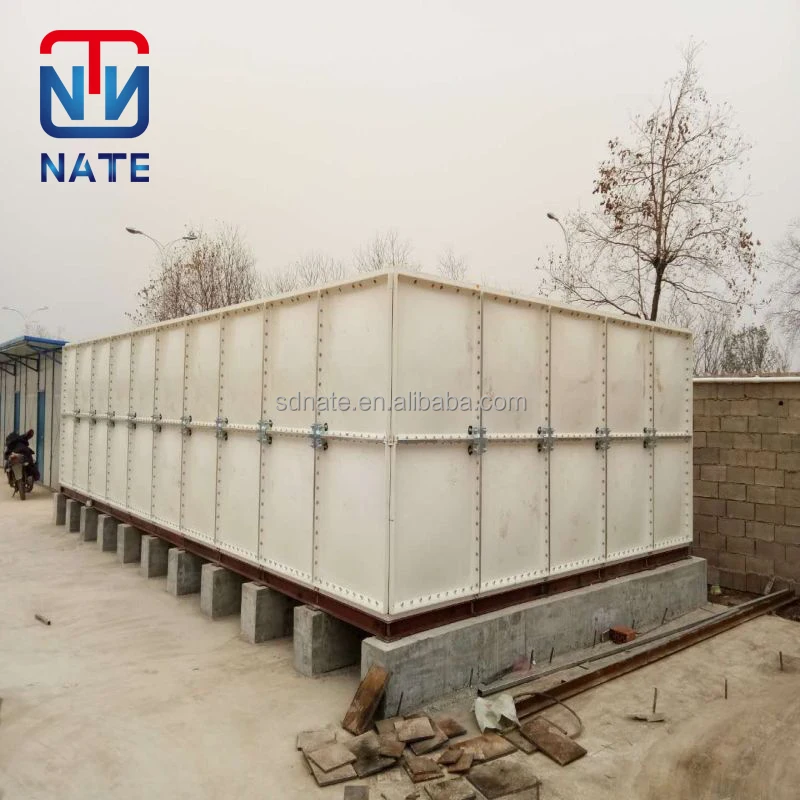GRP FRP water storage tank food grade SMC water tank for drinking water