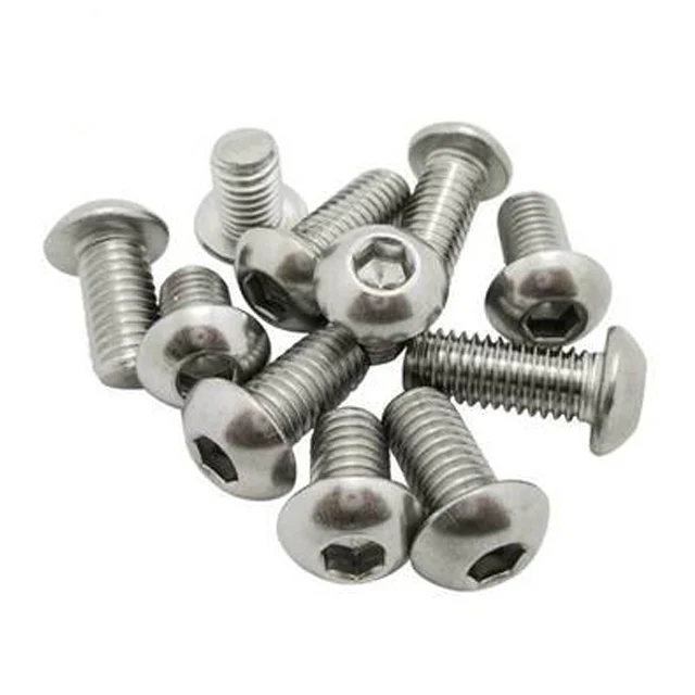 M3x6mm Titanium Alloy Button Head Torx Screws Bolts Head Bolts Screws