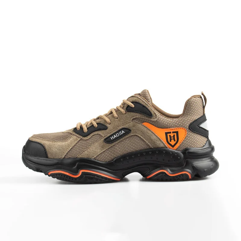 Indestructible Work Shoes Breathable Steel Toe Work Boots Lightweight Breathable Sneakers Anti-slippery Safety Shoes for Men
