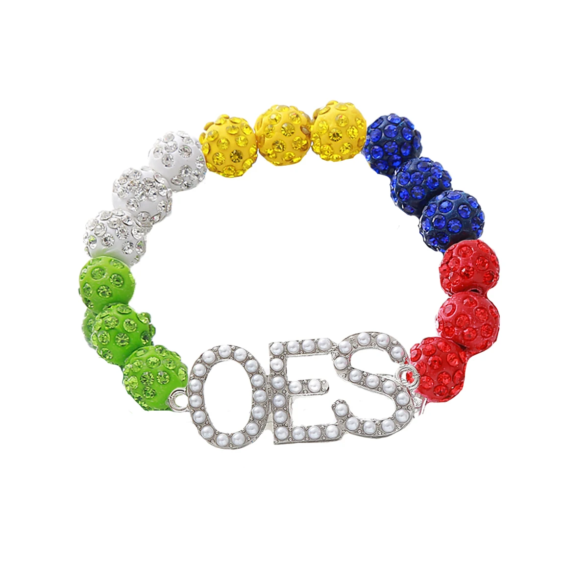 Mason Social Members Gifts Letters Order The Eastern Star Symbol OES Bracelets Jewelry