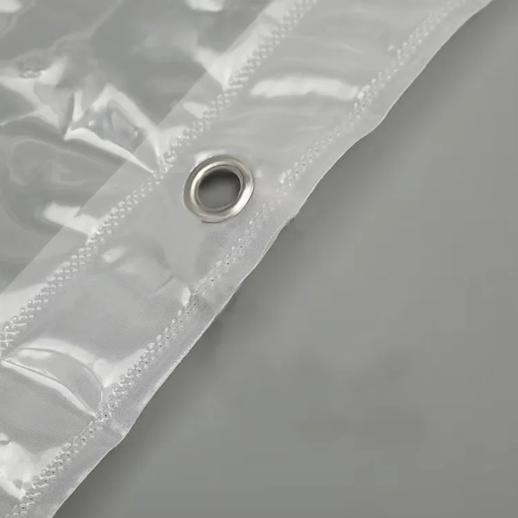 Major E-commerce Platforms Hot Sale Water-resistant Hotel Shower Curtain Waterproof Bath Curtain Pe Shower Liner