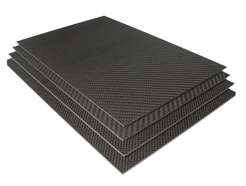 3K Twill Weave Fabric Full Carbon Fiber Sheet CNC Carbon Fiber Composite Plate/Block/Board/Brick