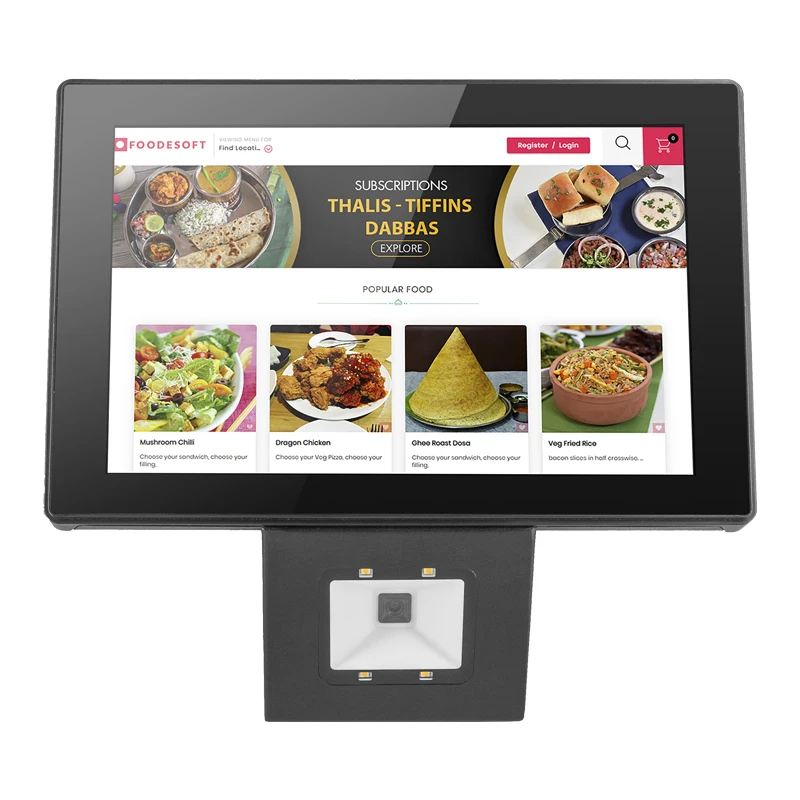 LICON 10.1inch Price Kiosk Pos System Touch Screen Android Windows Price Checker with Barcode Scanner