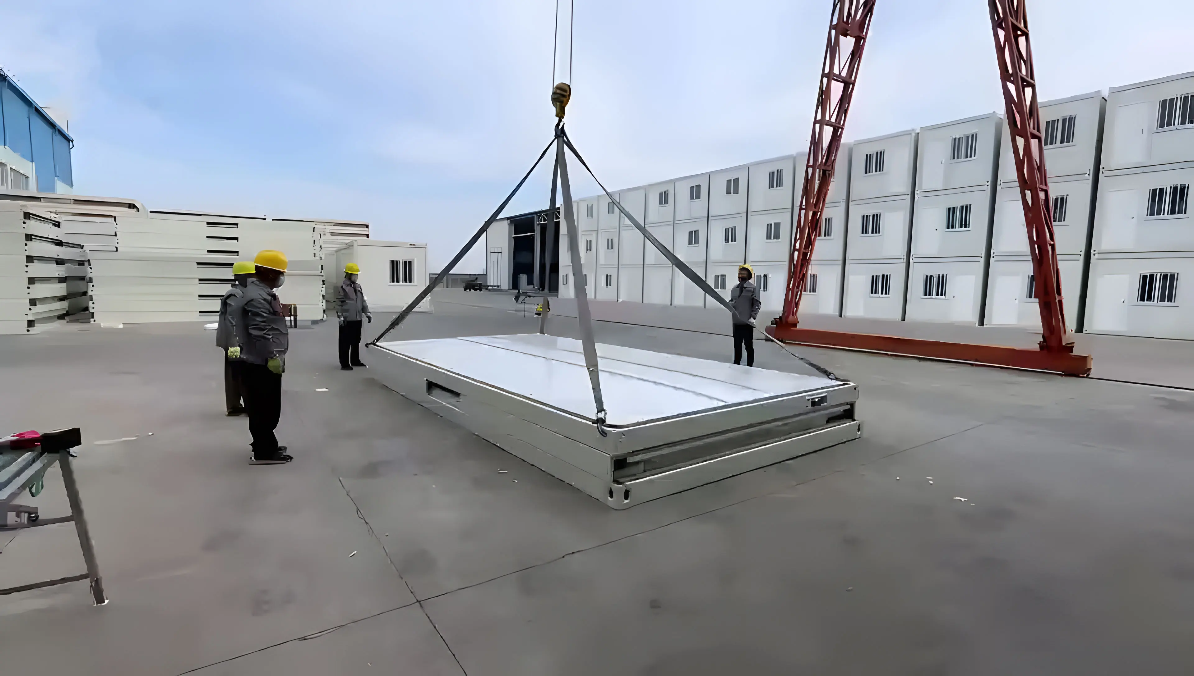 Factory Price Folding Small Container Home Office Folding Modular Home 20ft Folding Container House Made In China