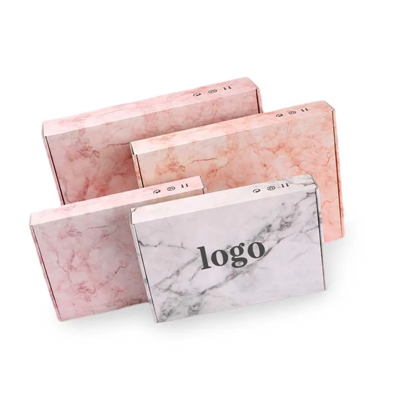 Custom good price uv printed logo exquisite top grade corrugated retail cosmetic box packaging/shipping custom box