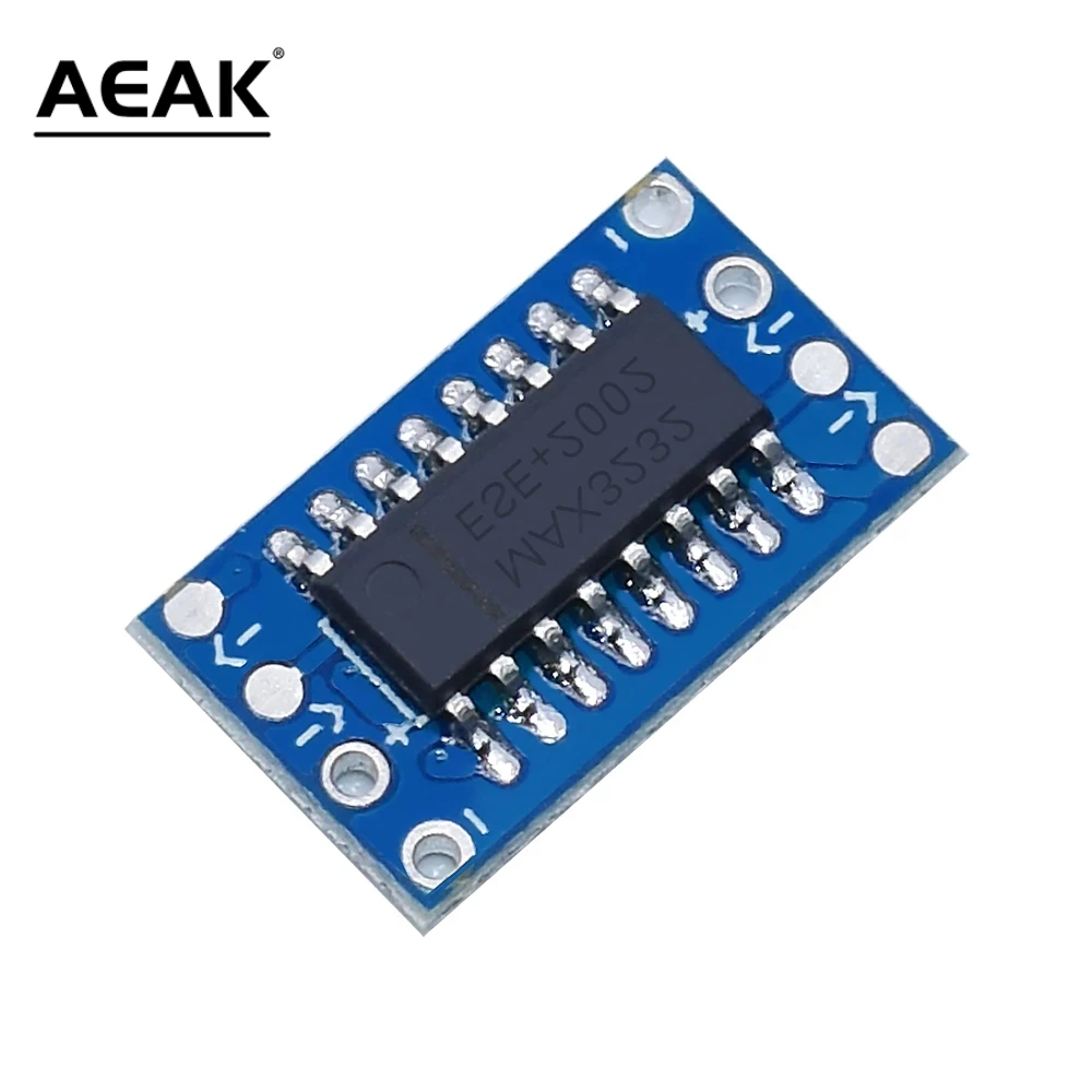 AEAK 10PCS The mini RS232 MAX3232 turn TTL level conversion board serial conversion module.