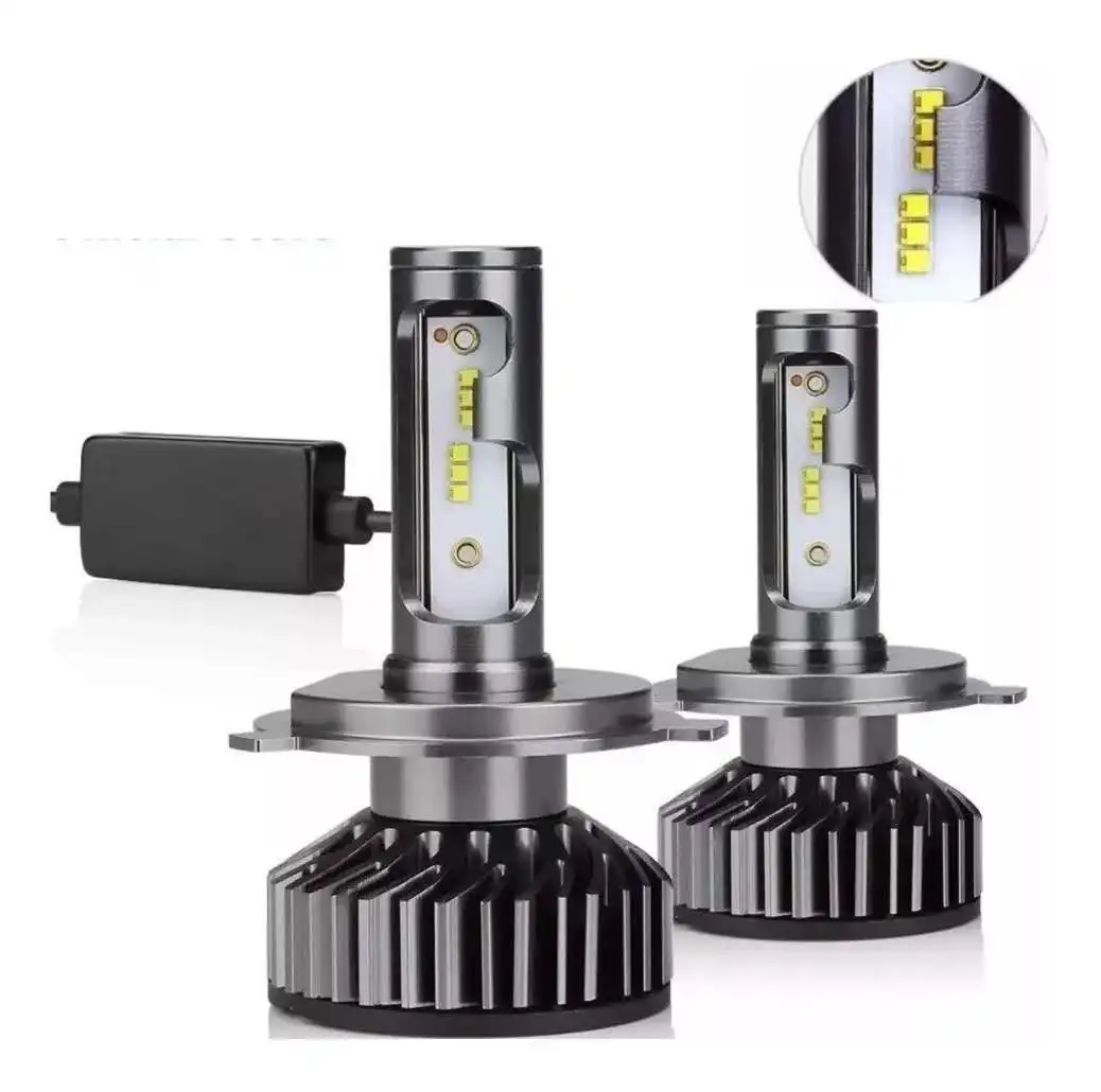  Автозапчасти аксессуары F2 Led 72W белый 6000k передняя фара автомобильная светодиодная лампа ZES H11 9005 Противотуманные фары для