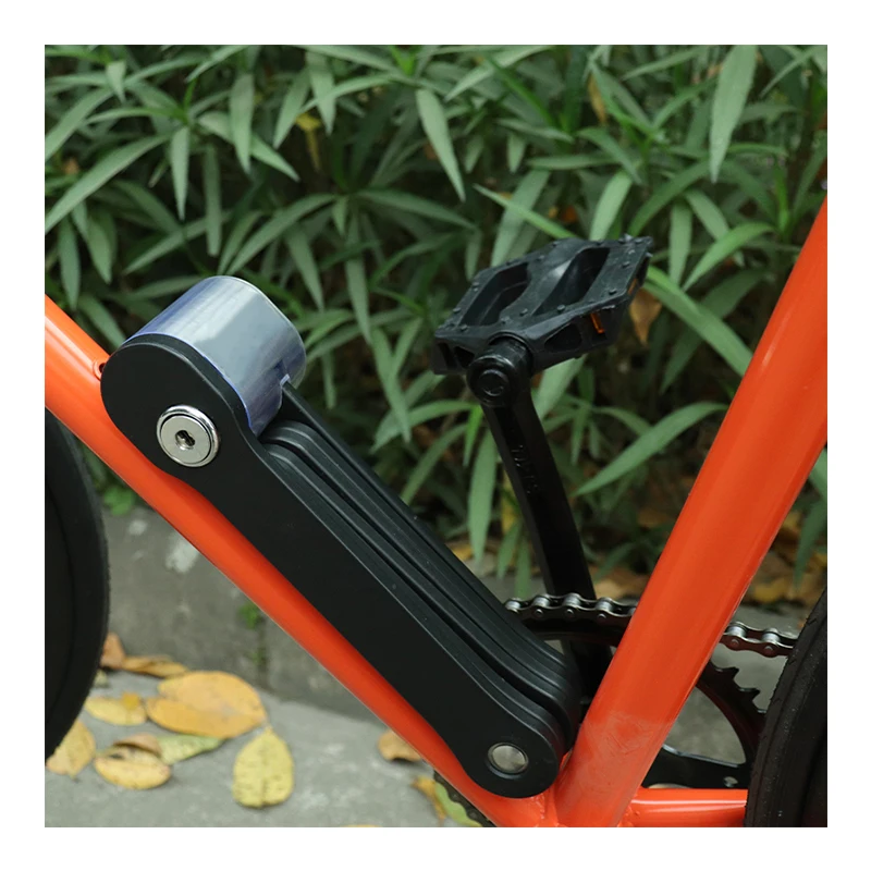 Hot Selling Highly Efficient Alarm System Anti Theft Folding Lock Ip67 Waterproof Smart Bike Lock