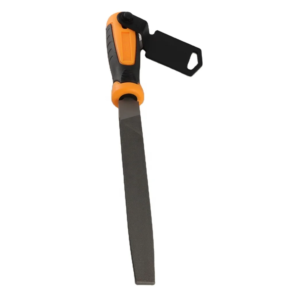 200mm Soft Grip Assorted Carbon Steel Flat Metal File Set File Rasp Grinding Tools