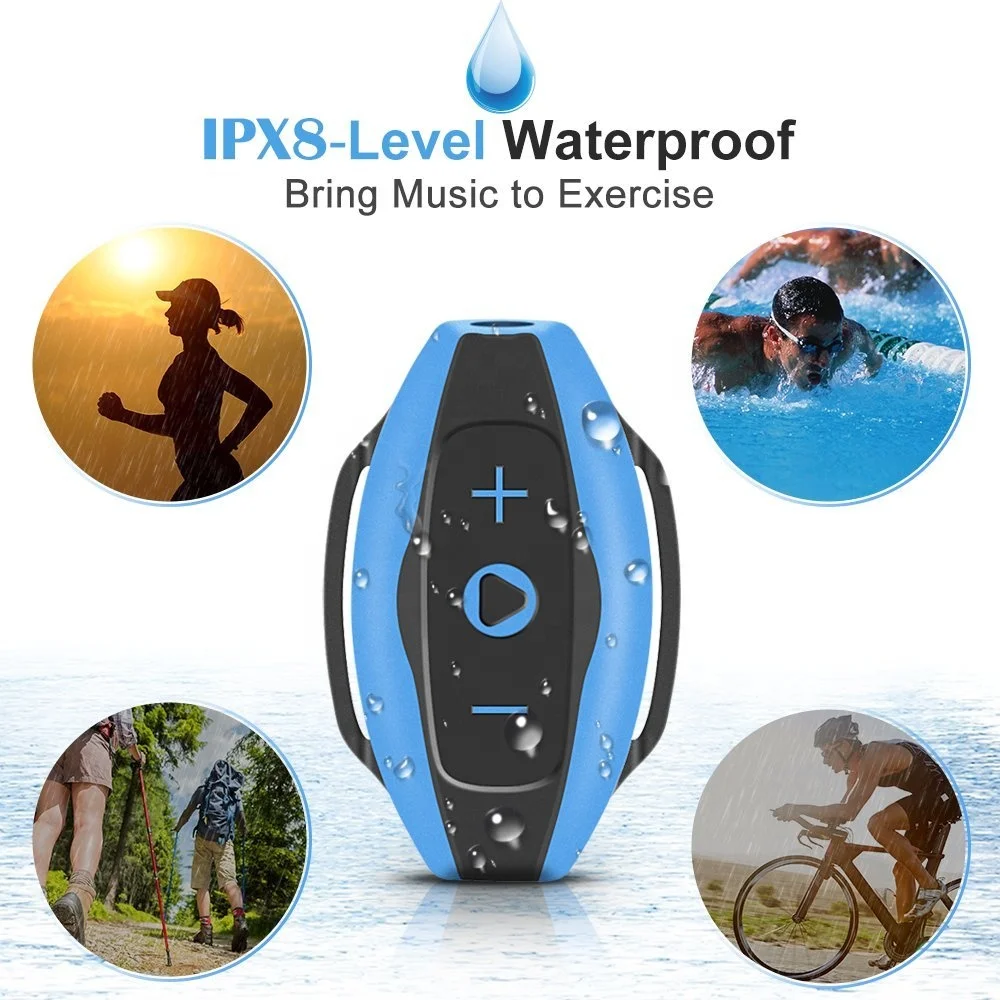 A-121 IPX8 Gift lossless Music Waterproof MP3 player for swimming water sports