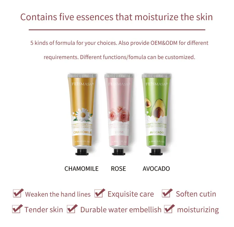 Wholesale Vitamin E Horse Oil Collagen Moisturizing  Hand Cream Aloe Vera Hands & Feet Cream