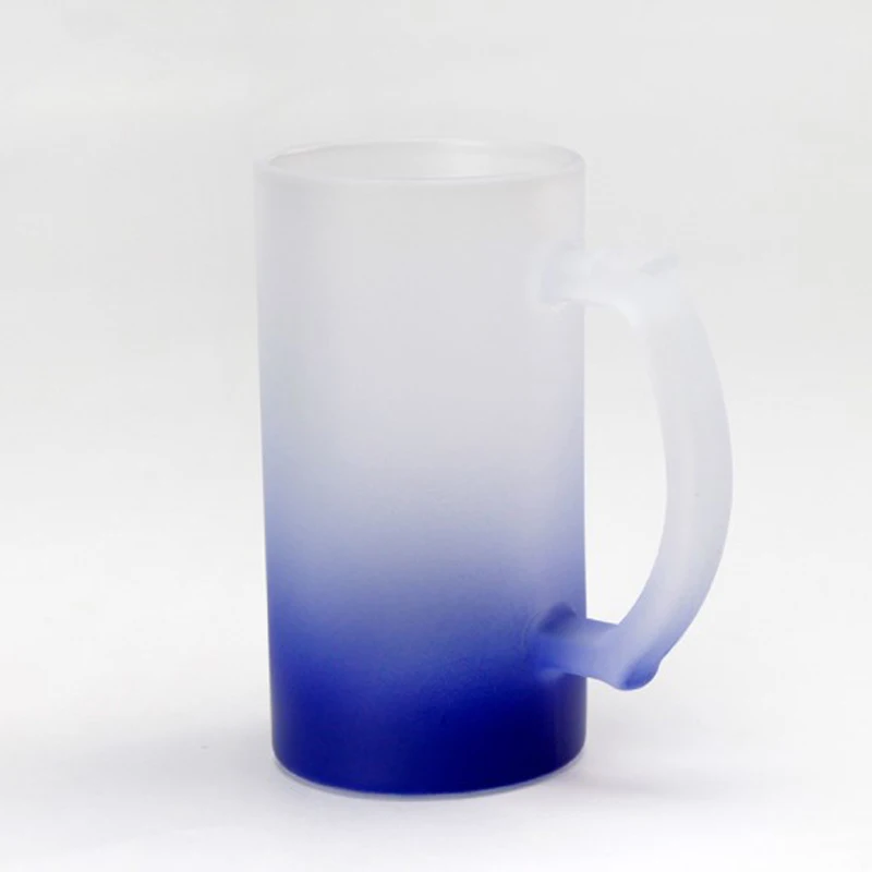 16 OZ  best Seller  Printed  Color Bottom Gradient Wine Sublimation Tumbler Beer Cups Coffee Cups