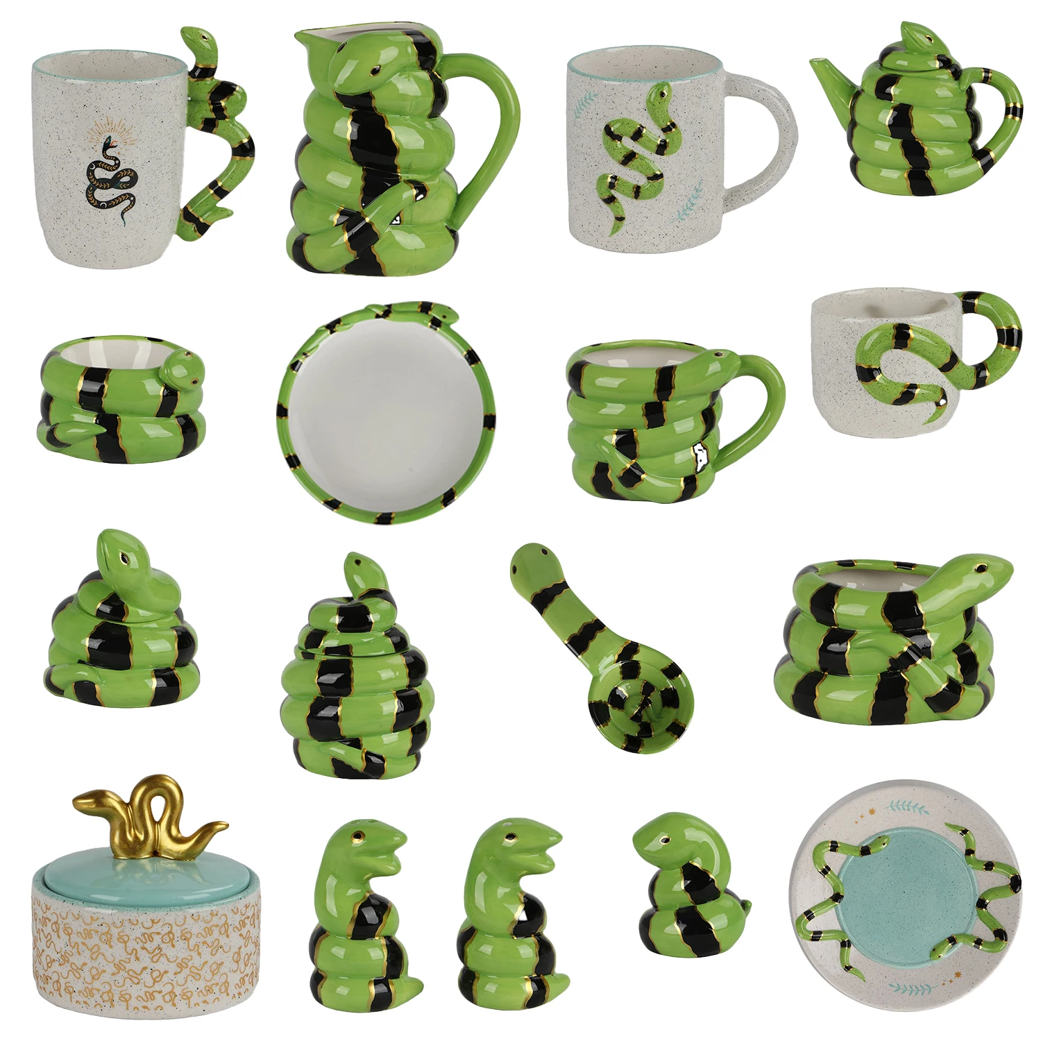 New Custom 3d Ceramic 3D Snake Mug,Cartoon Snake Cup,Custom Animal Cups Mug