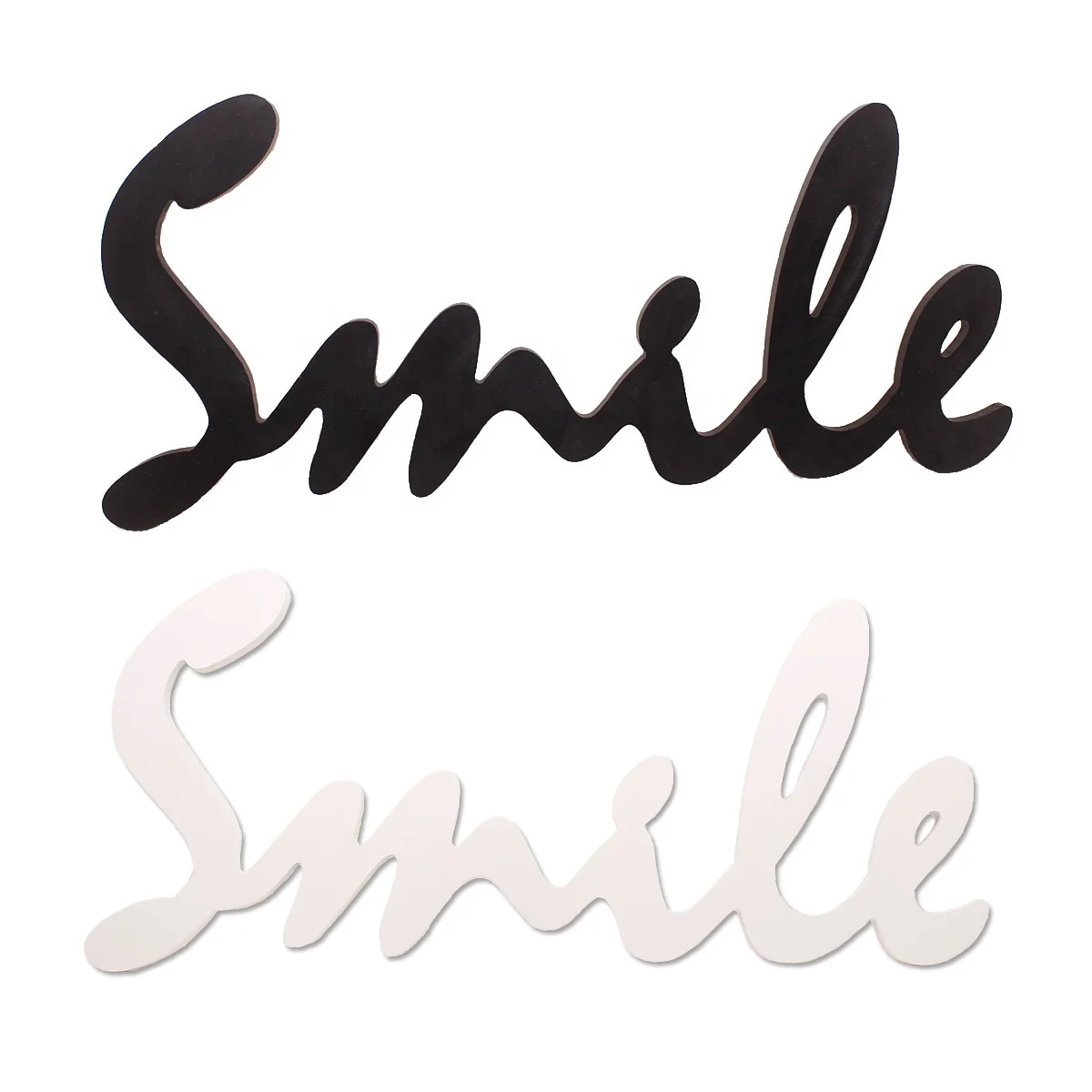 
Хит продаж 2020, деревянная подвеска в виде английских букв с улыбкой, украшение 