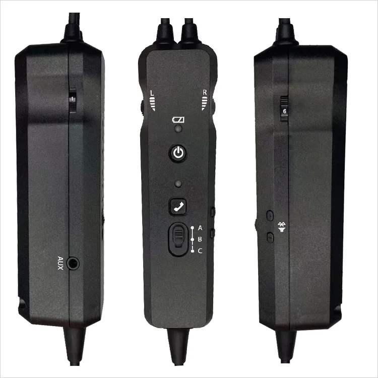 Professional Aviation headset with ANR & Blue-tooth for pilot