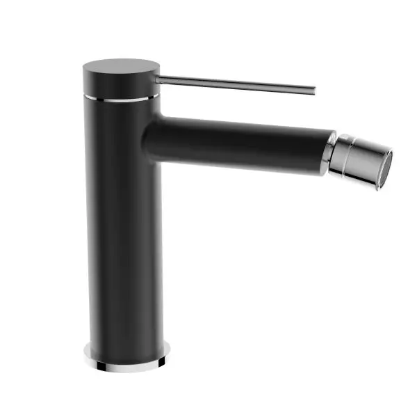 
New Design Modern Single Lever Brass Basin Mixer Black Bidet Bath Faucet 