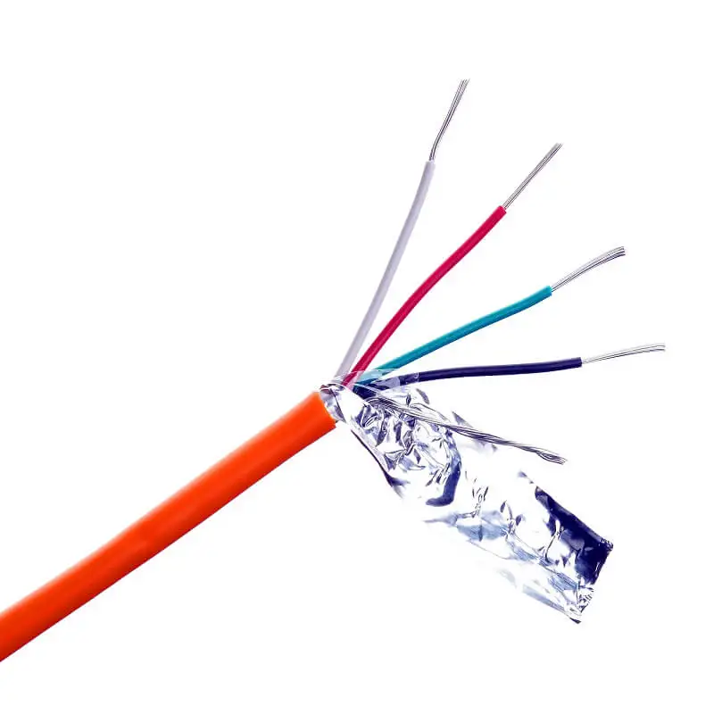 cca  copper mulit 4 Core 24AWG Security Fire Alarm Cable wire