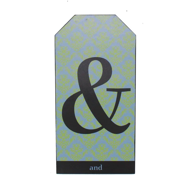 Custom wood to decor DIY Wooden plaques printed letters hanging on wall for festival and home decor