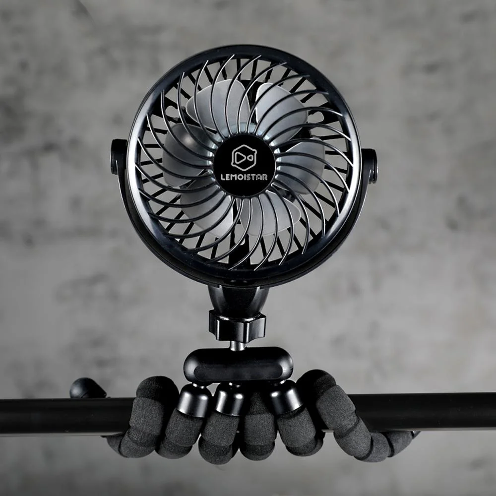 2022 Chinese New Rechargeable Octopus Battery Standing Usb Air Cooling Oem Folding Micro Chargeable Desk Mini Fan For Home Room