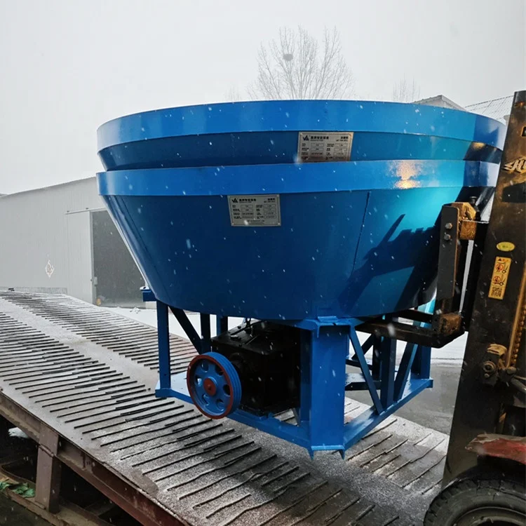 Factory Price 1200 Wet Pan Mill New Construction Gold Grinding Machine with Motor for Ore Magnetic Gravity Separator Application