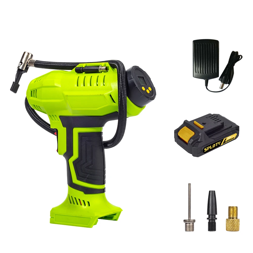 18v 2.0Ah battery portable cordless car tire air pump multi-function tire air compressor
