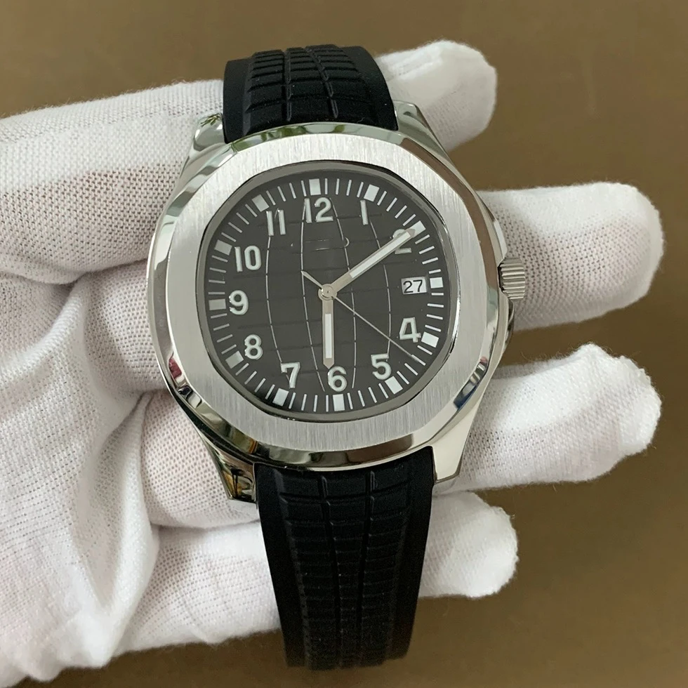 2024 New improved Japan Seiko NH35 Movement  silicone strap Mechanical Watches for men