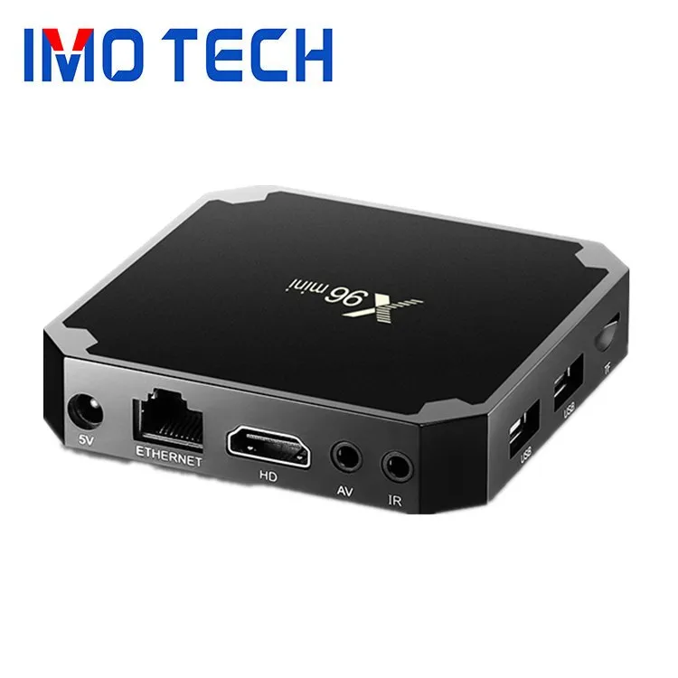 Best Selling Wholesale Price Android 9 4K Quad Core 1GB 8GB 2GB 16GB Amlogic S905W X96 MINI Android TV BOX