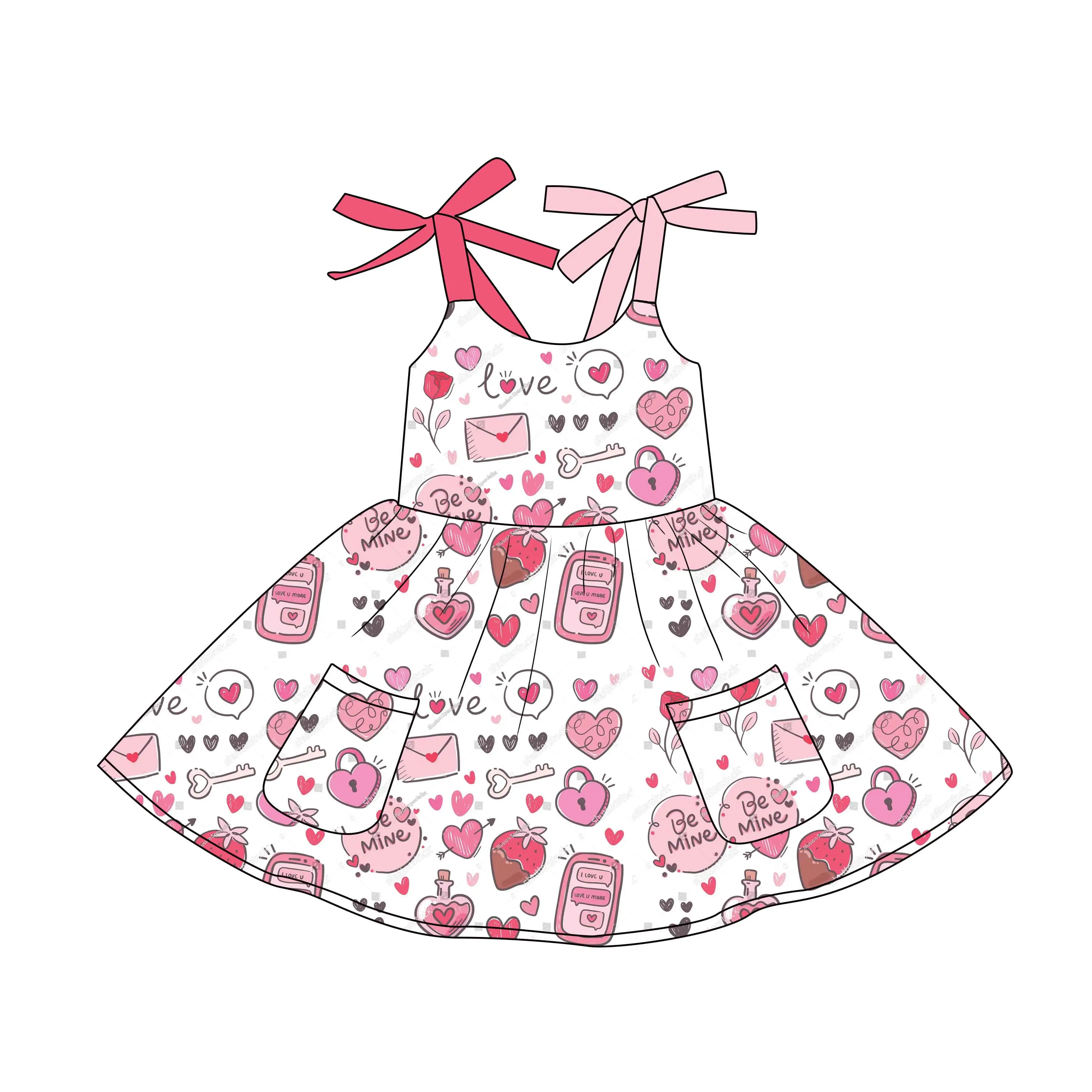 New Arrival High Quality Latest Design Baby Girl Dress Summer Kids Dresses Sweet Baby Girl Clothing Dresses