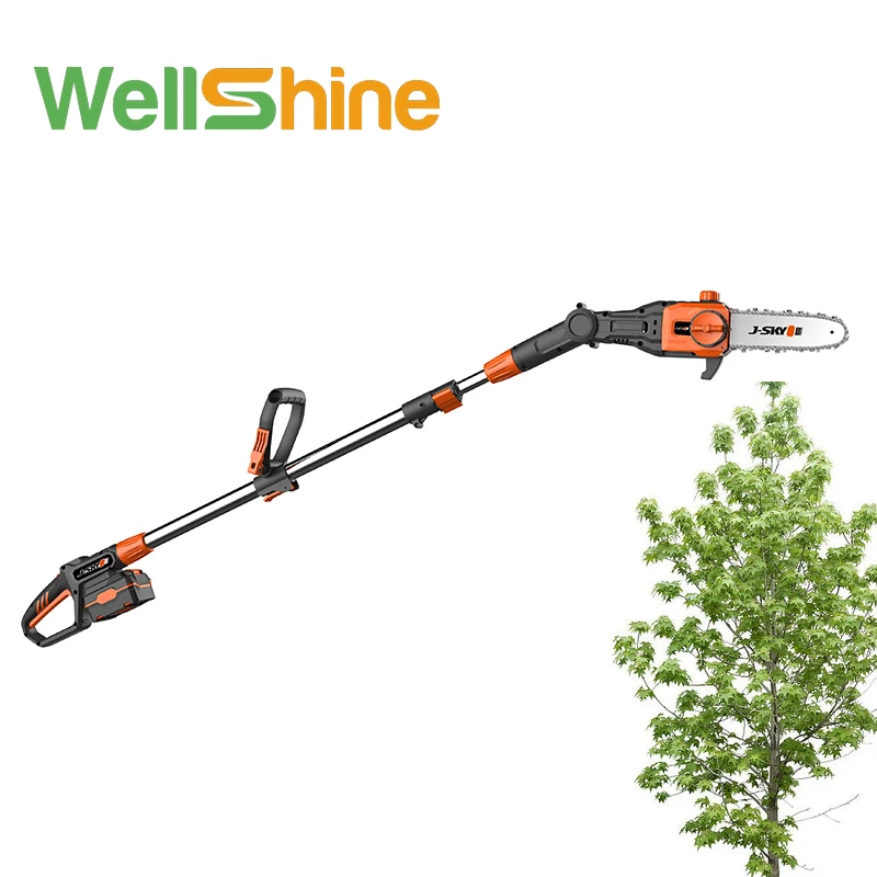 New arrival  long handle Automatic Chain Lubrication electric chain saw  with telescope for cutting tree branches