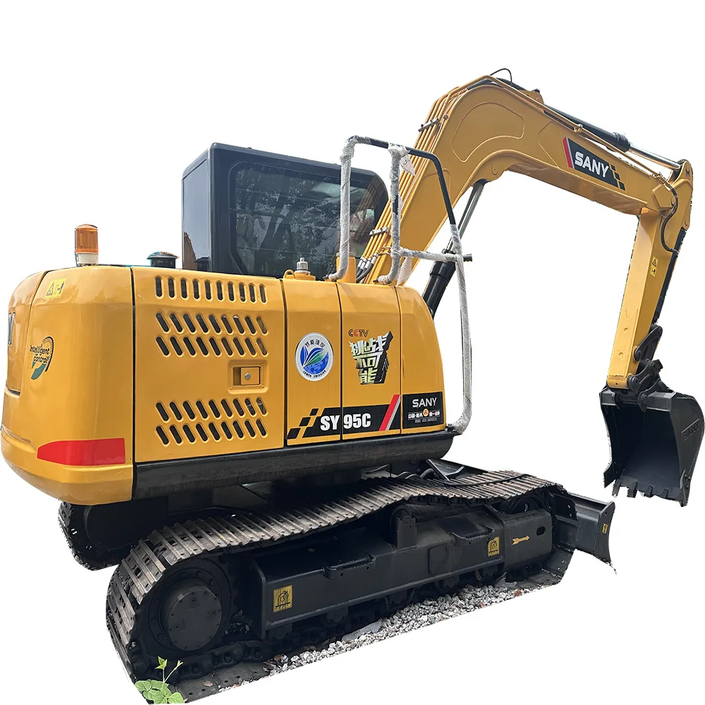 Secondhand SANY SY95C pro excavator almost new condition and 9.5 ton with cheap price used SANY SY95Cpro 95C excavator on sale