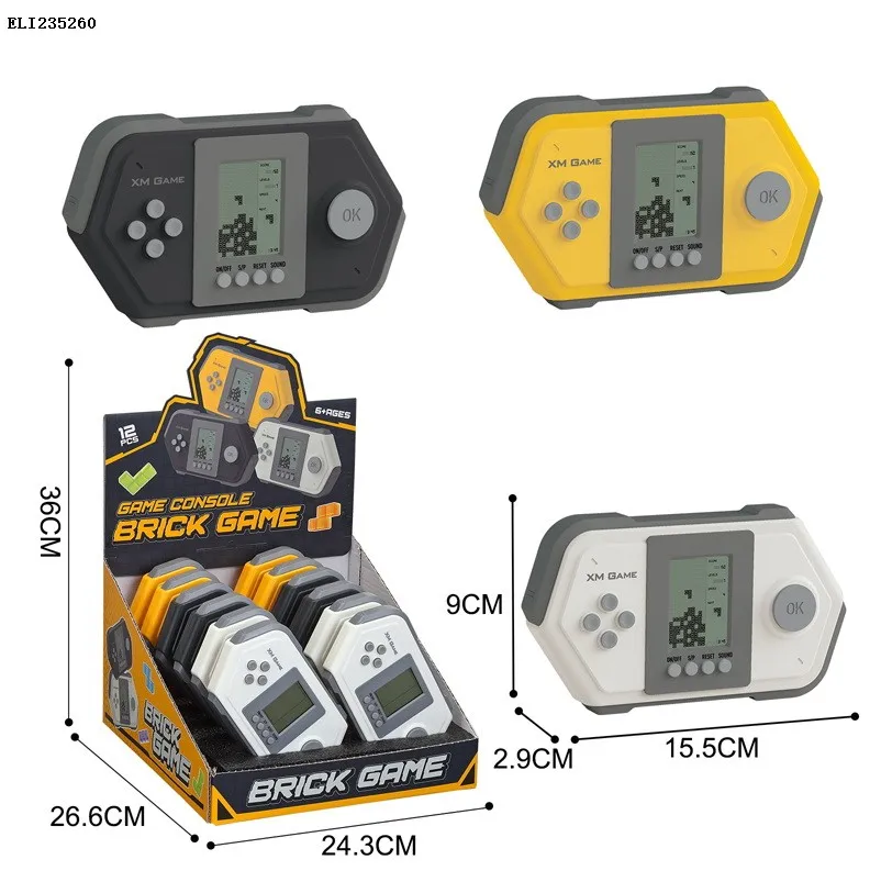 Newest Item Mini game machine key chain pocket game network red retro childhood memories game birthday gift for children