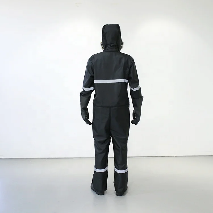 Lead free lightweight overall nuclear radiation protection suit for MULTI-HAZARD PROTECTION