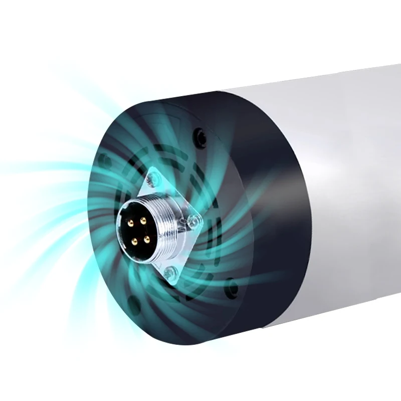 4 Bearings 0.8kw 1.5kw 2.2kw 3.0kw CNC Round Air Cooled Cooling Spindle with 400HZ 24000RPM ER11/16/20