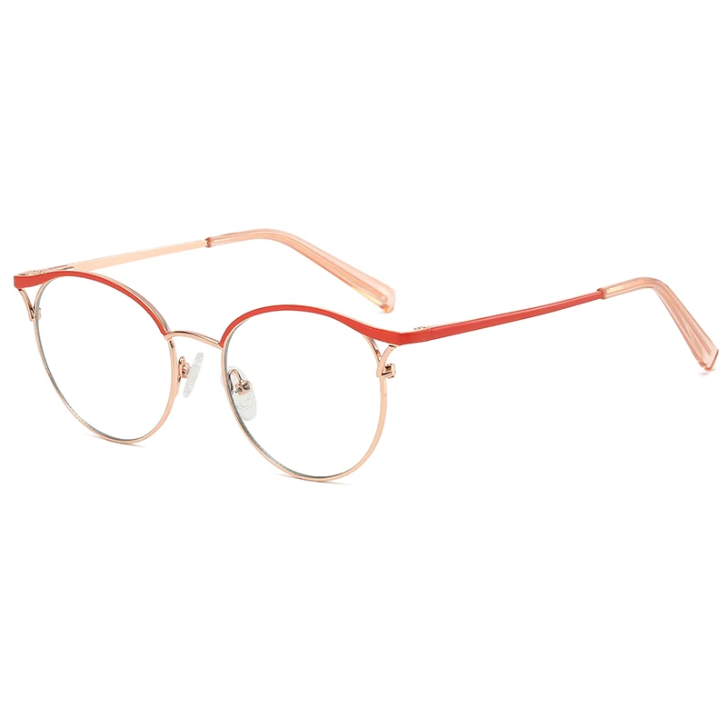 2022 Fashion Cat Eye Glasses Frame Newest Computer Glasses Women Colorful Design Blue Light Blockling Glasses For Women WH511