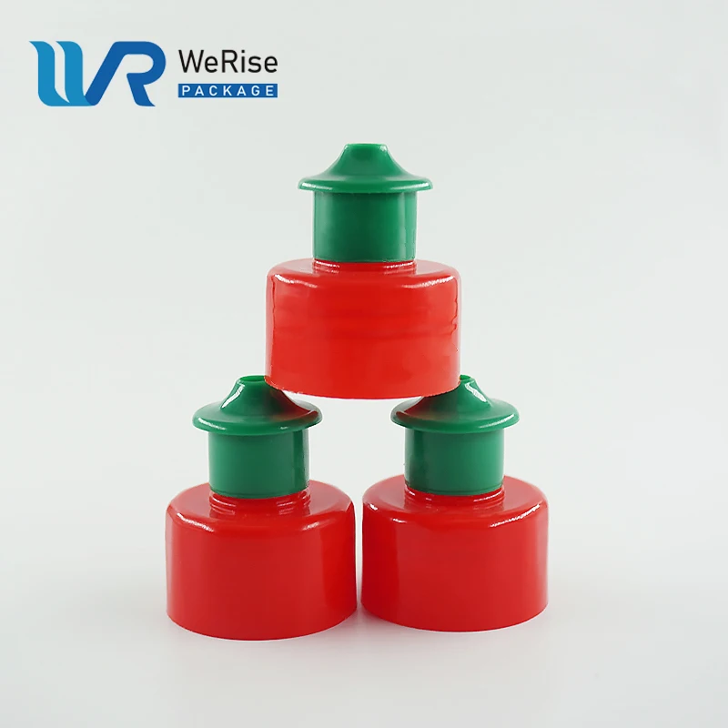 Plastic Bottle Nozzle Cap Push Pull Cap Twist Caps