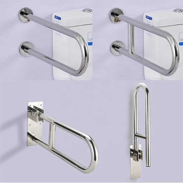 Disabled people urinal elder 304 Stainless Steel Handicap Grab Bar grab bar with anti-corrosion and and anti-bacterial