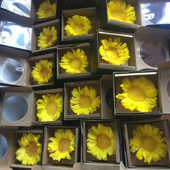 natural eternal sun flowers preserved sunflower for decoration