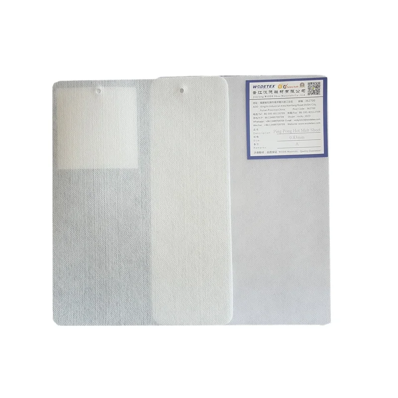 Adhesive Sheet for Toe Puff and Counter Material Pingpong Hot Melt Sheet