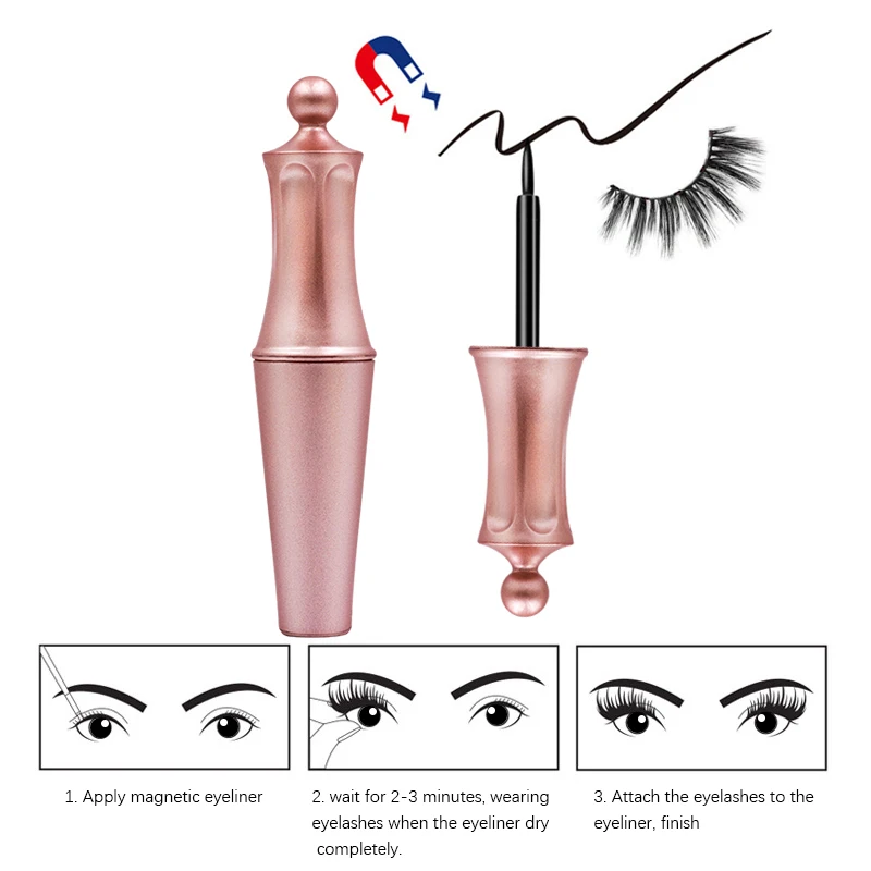 
magnetic eyelash personalizada magnet eyelashes without glue gluten free magnetic eye lashes faux cils magnetic personalis 