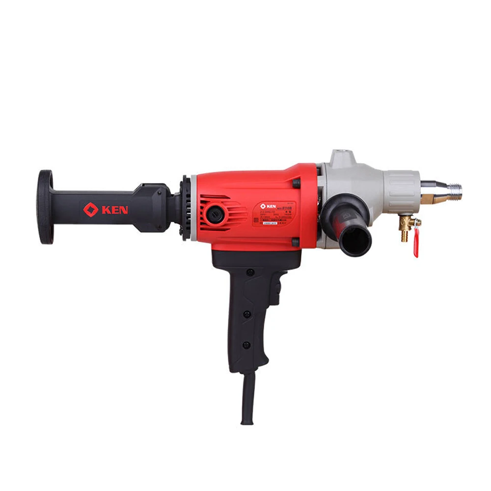 
6110B KEN 1400W 110mm High Power Industrial Air Conditioning Punch Handheld Driller Machine Diamond Water Drilling Machine 