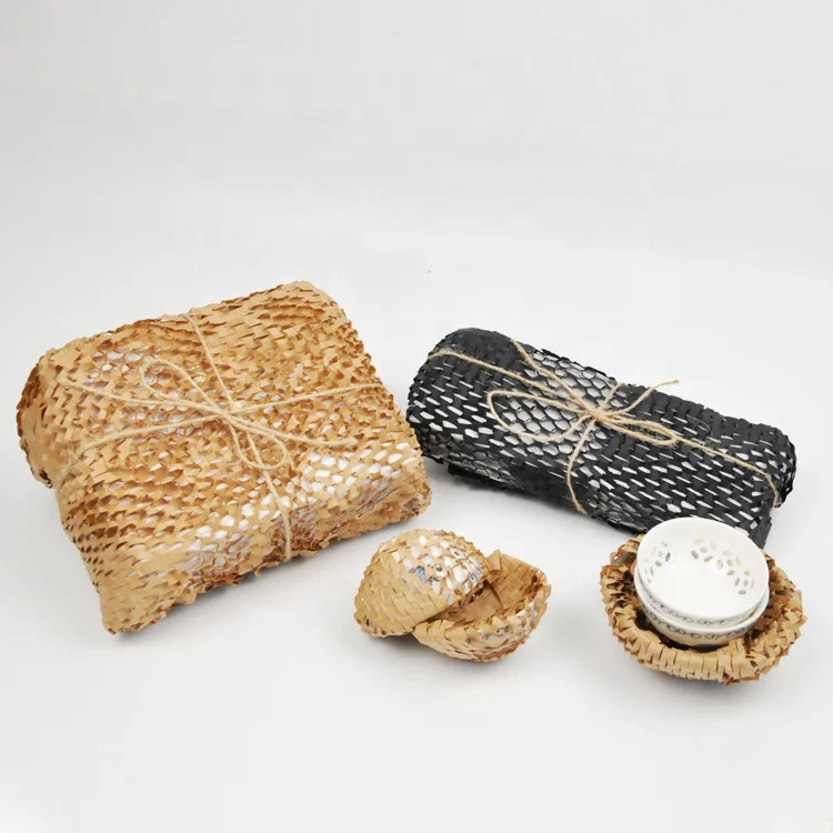 High-quality 3D hexagonal honeycomb protective kraft paper roll craft Cushioning Wrap