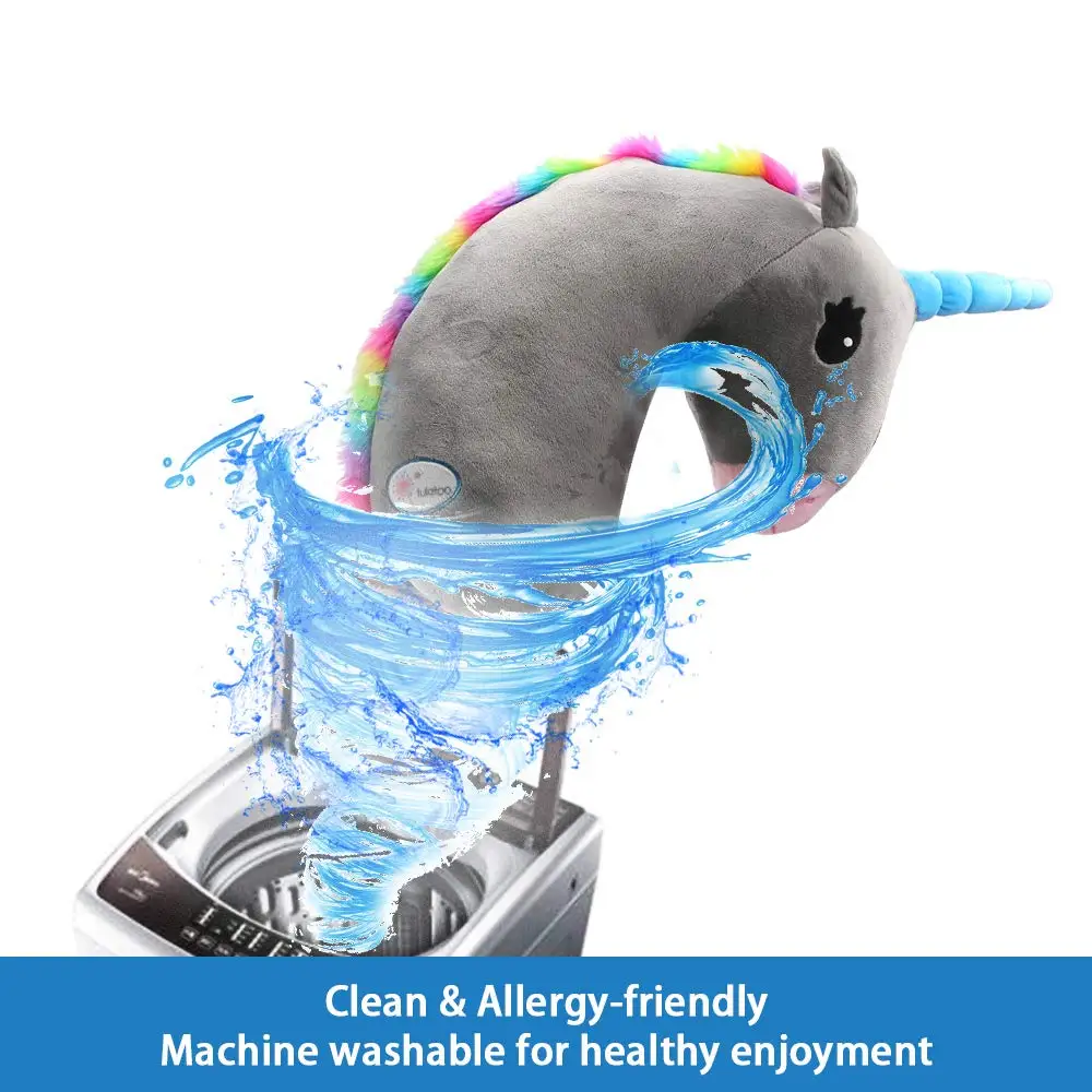 Kids Unicorn Neck Pillow Seatbelt Pillow Car Seat Belt Cover Vehicle Shoulder Pads for Children Baby
